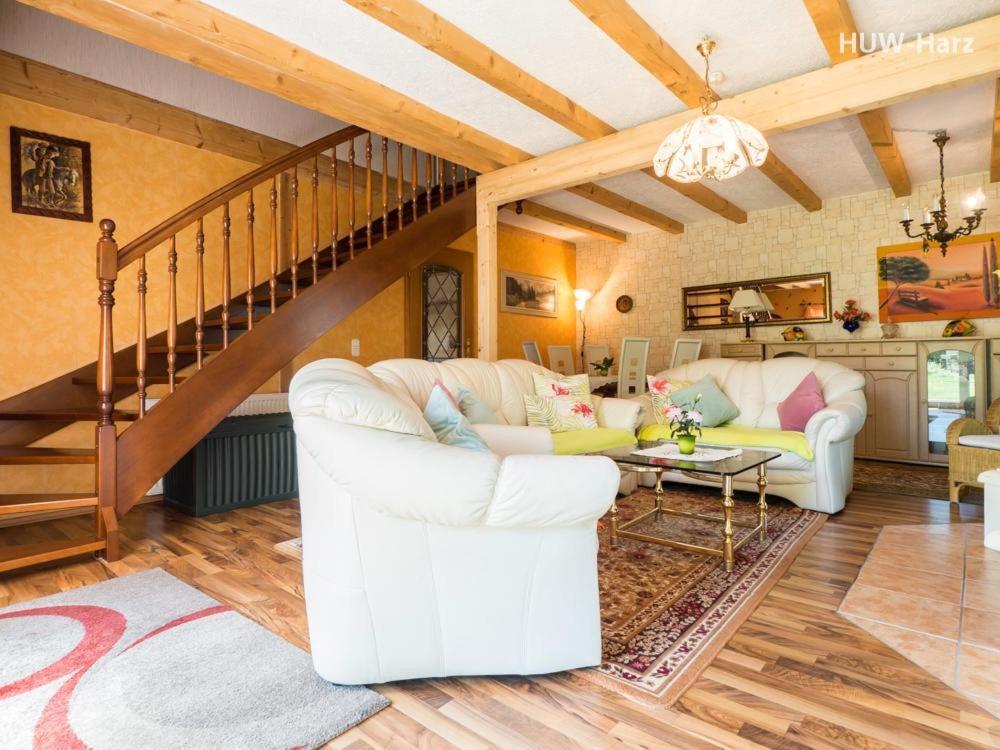 Idyllisches Ferienhaus Bei Wernigerode Benzingerode 외부 사진